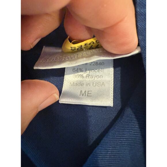 Soft‎ Surroundings Medium navy Dress Lyocell / Rayon blend Size Med - Picture 6 of 8